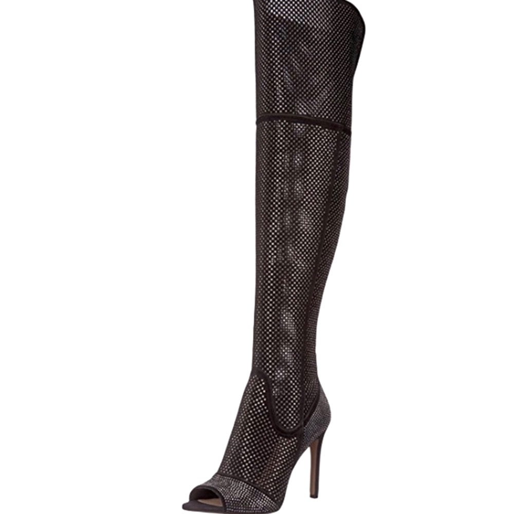 Vince camuto black crystal boots